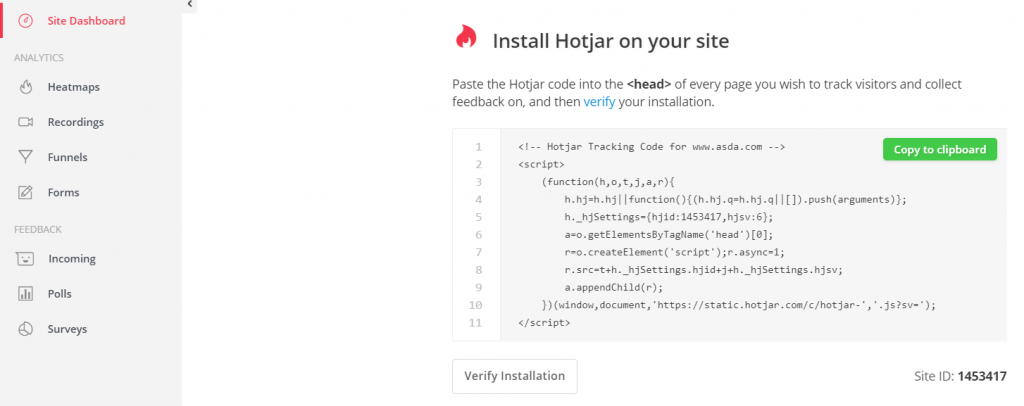 Hotjar Kod Ekleme